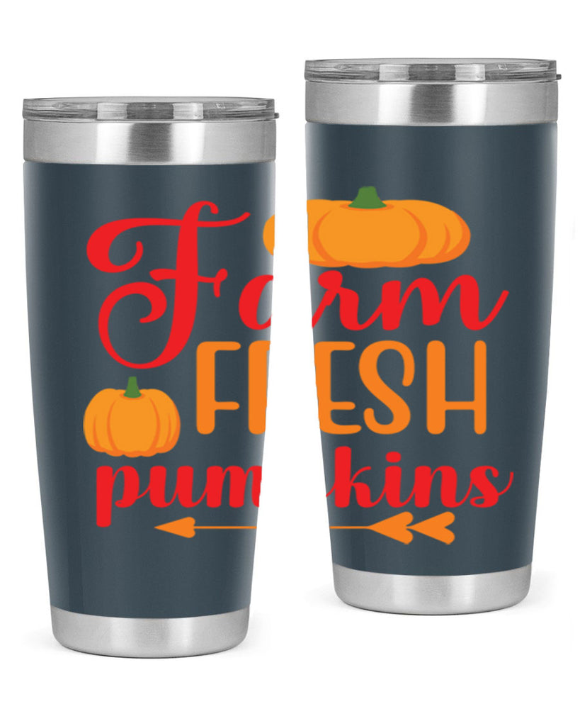 FarmFreshPumpkins 177#- fall- Tumbler
