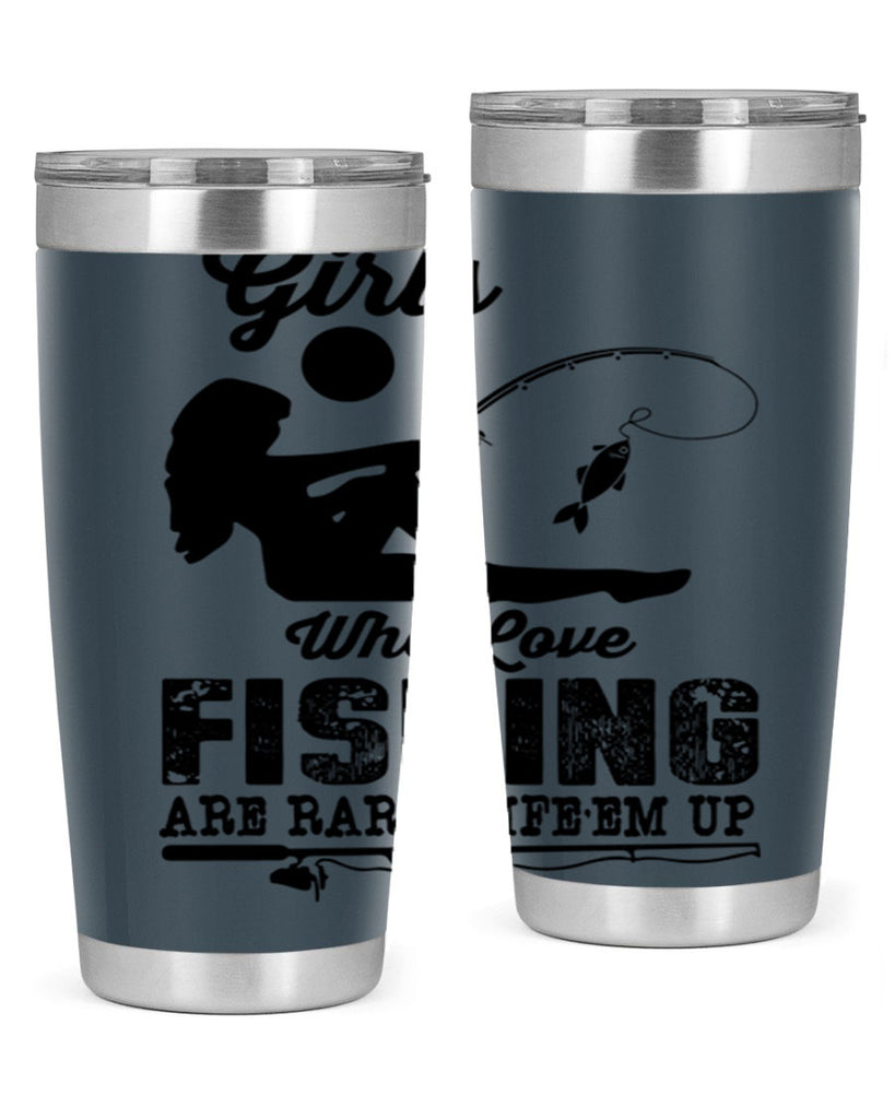 Fishing design 166#- mermaid- Tumbler