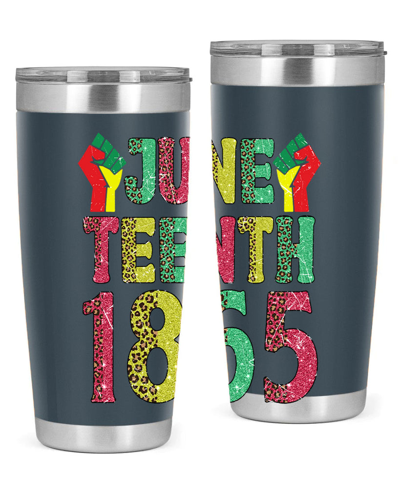 Fist Juneteenth Since 1865 Design Png 10#- Juneteenth- tumbler