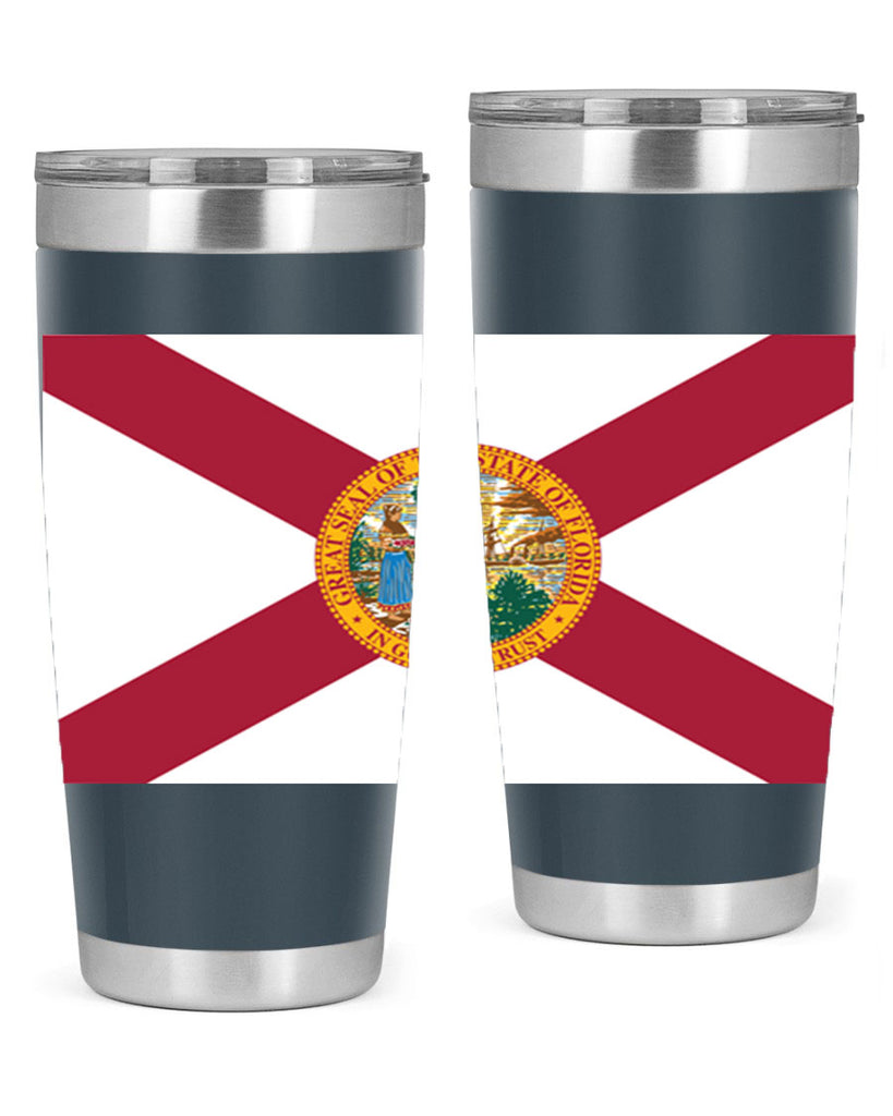 Florida 43#- Us Flags- Tumbler