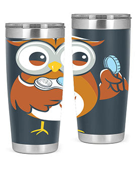 Funny Owl Contact Lens Case A TurtleRabbit 6#- owl- Tumblers