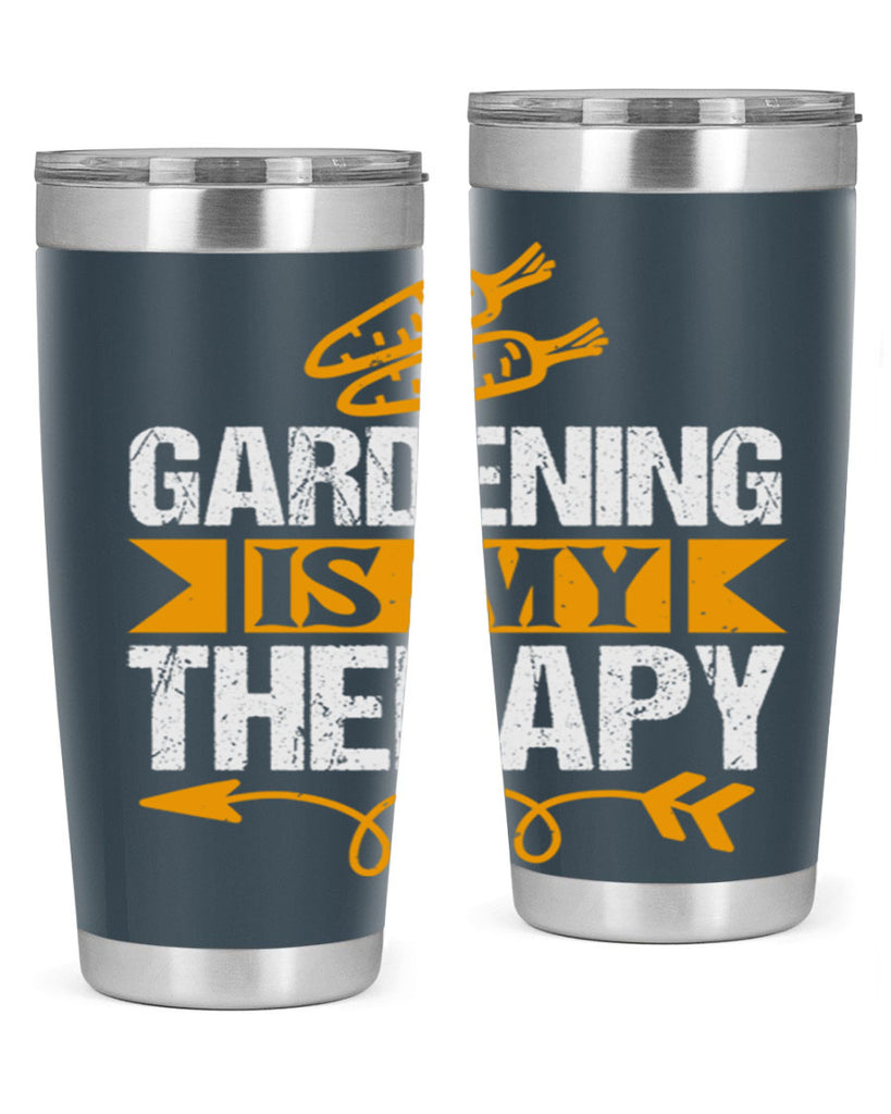 Gardending is my Therapy 64#- farming and gardening- Tumbler