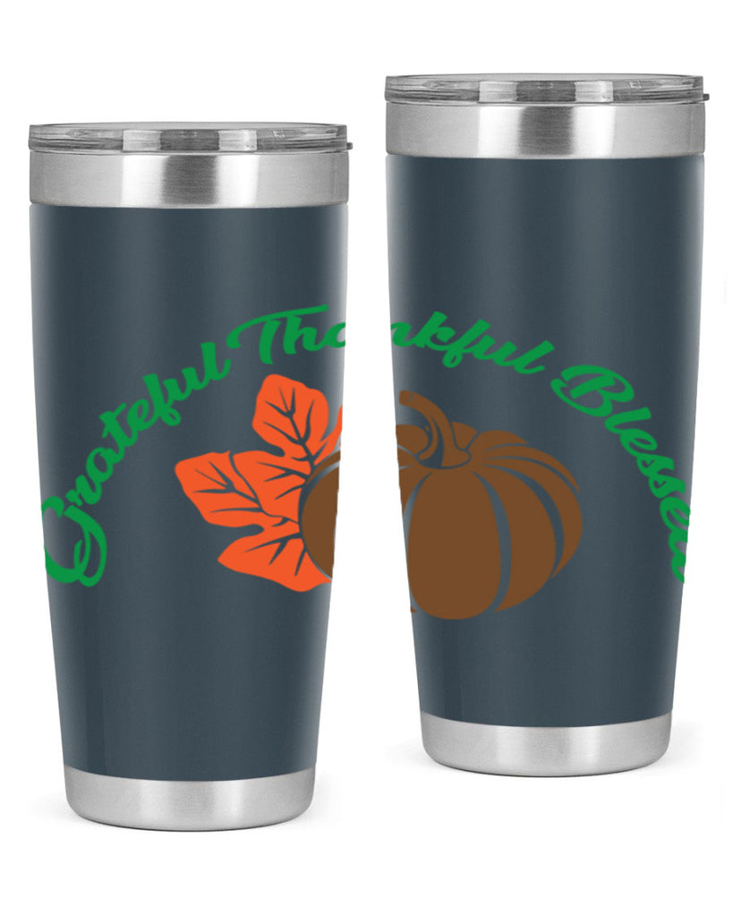 Grateful Thankful Blessed 214#- fall- Tumbler