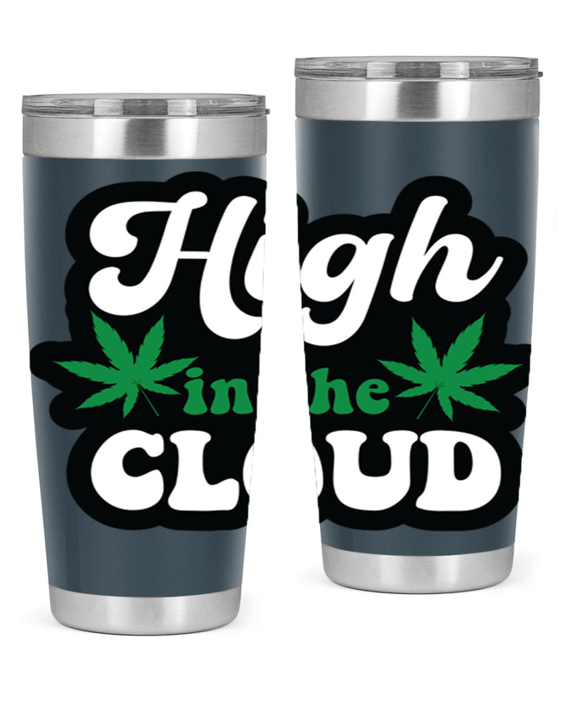 High in the cloud 113#- marijuana- Tumbler