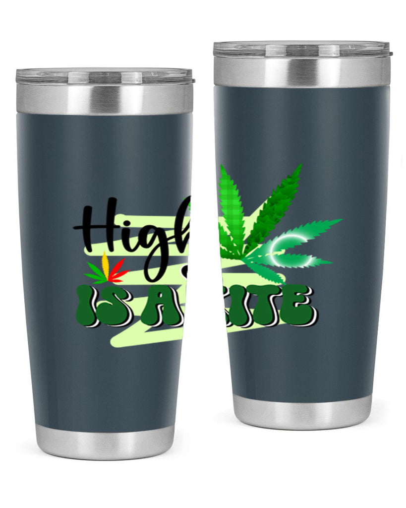 High is a Kite 116#- marijuana- Tumbler