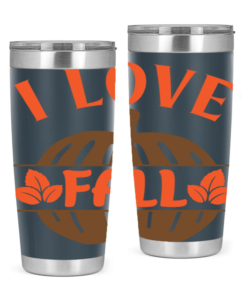 I Love Fall 337#- fall- Tumbler