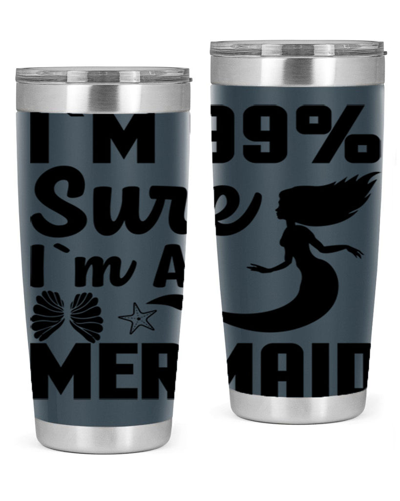 Im sure im a 253#- mermaid- Tumbler