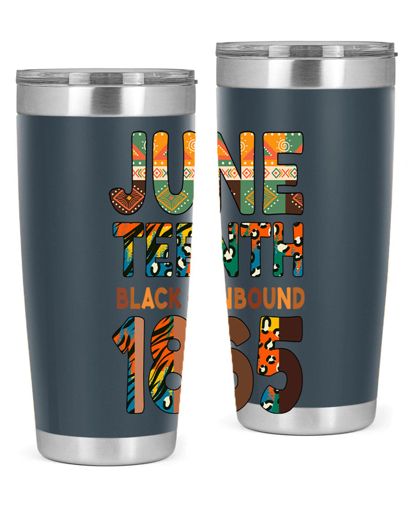 Juneteenth Black Unbound 1865 Png 33#- Juneteenth- tumbler