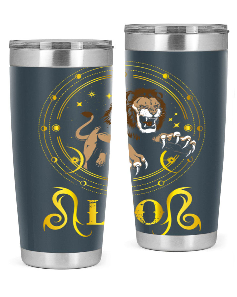 Leo 297#- zodiac- Tumbler