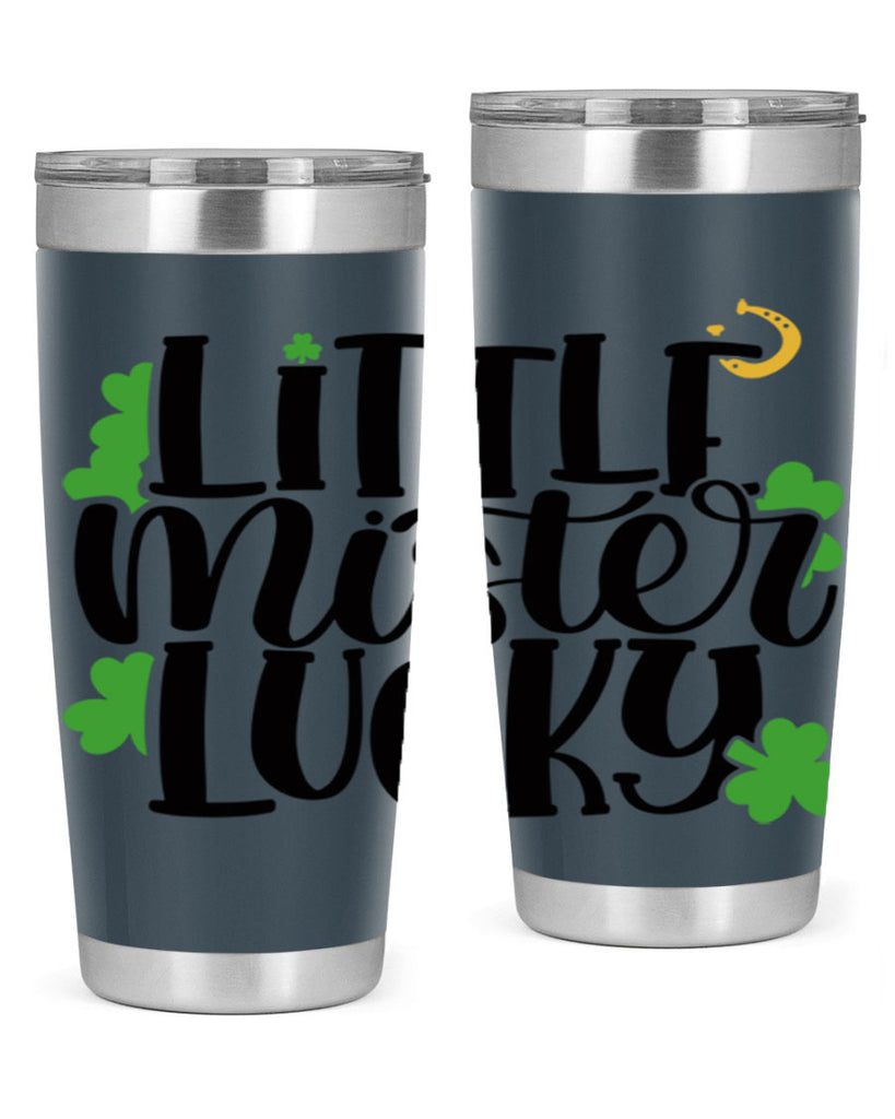 Little Mister Lucky Style 67#- St Patricks Day- Tumbler