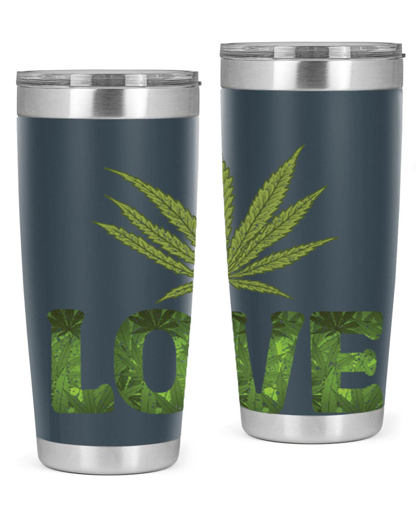 Love Sublimation 192#- marijuana- Tumbler