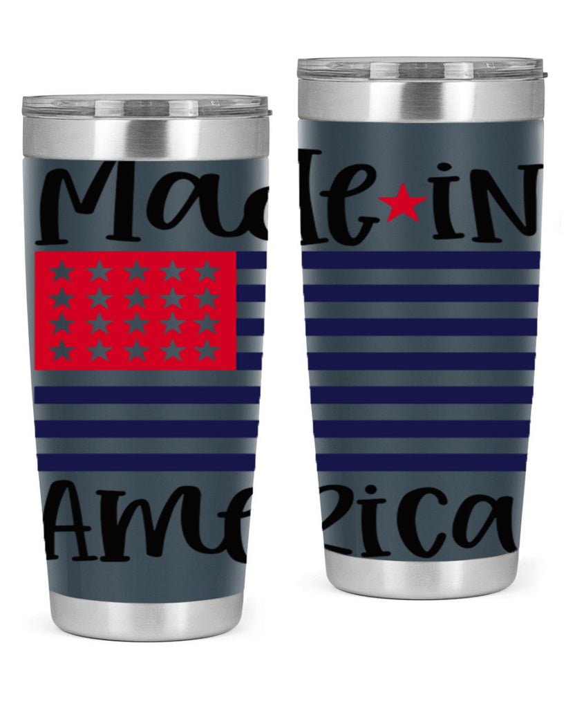 Made in America Style 164#- Fourt Of July- Tumbler