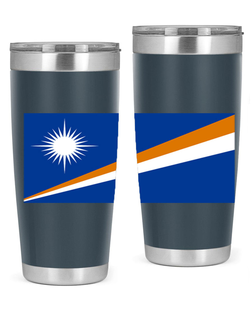 Marshall Islands 90#- world flags- Tumbler