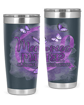 Memories Maer AlzheimerS Awareness 196#- alzheimers- Tumbler