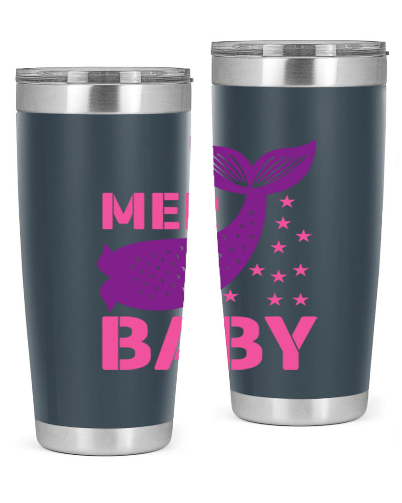 Mer Baby 321#- mermaid- Tumbler