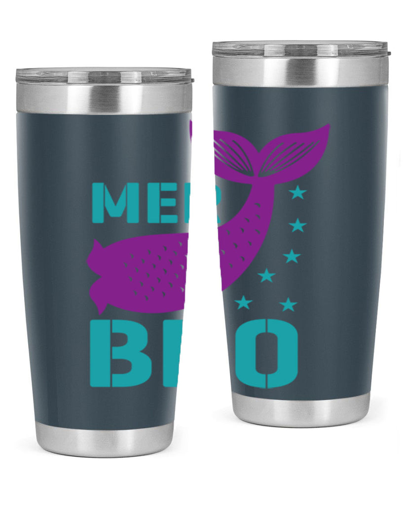 Mer Bro 322#- mermaid- Tumbler