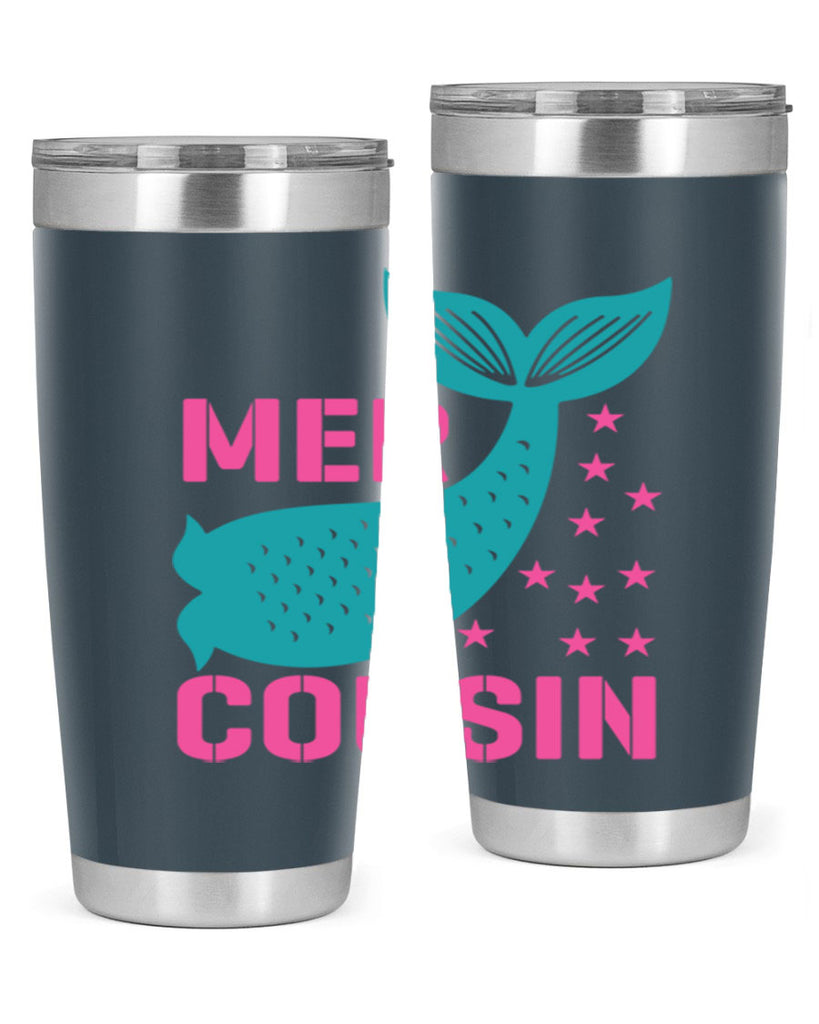 Mer Cousin 324#- mermaid- Tumbler