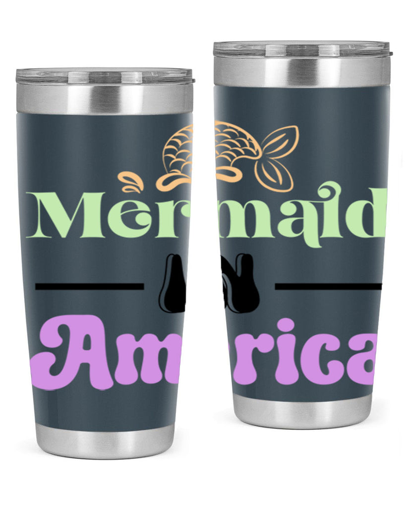 Mermaid In America 420#- mermaid- Tumbler