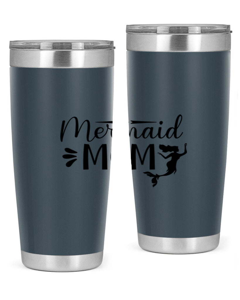 Mermaid Mom 372#- mermaid- Tumbler