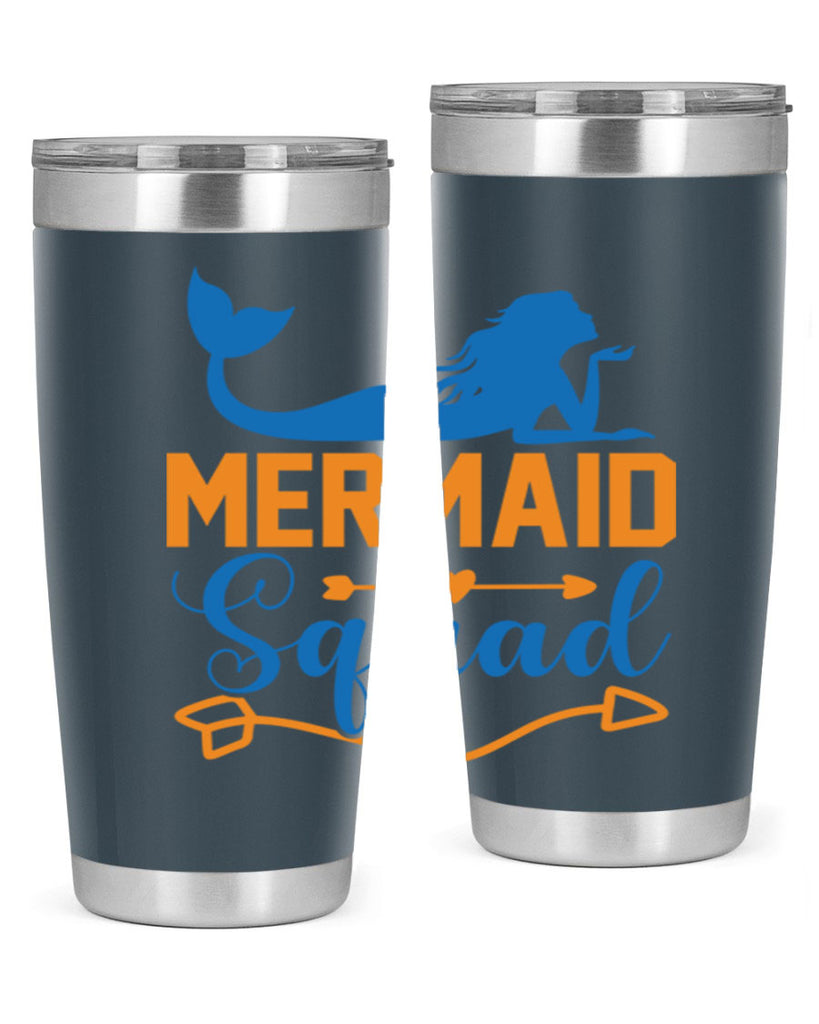 Mermaid Squad 385#- mermaid- Tumbler