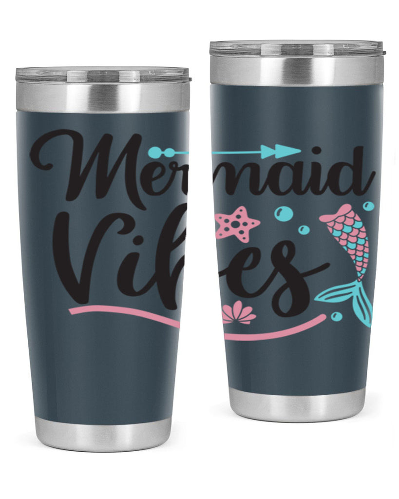 Mermaid Vibes 389#- mermaid- Tumbler