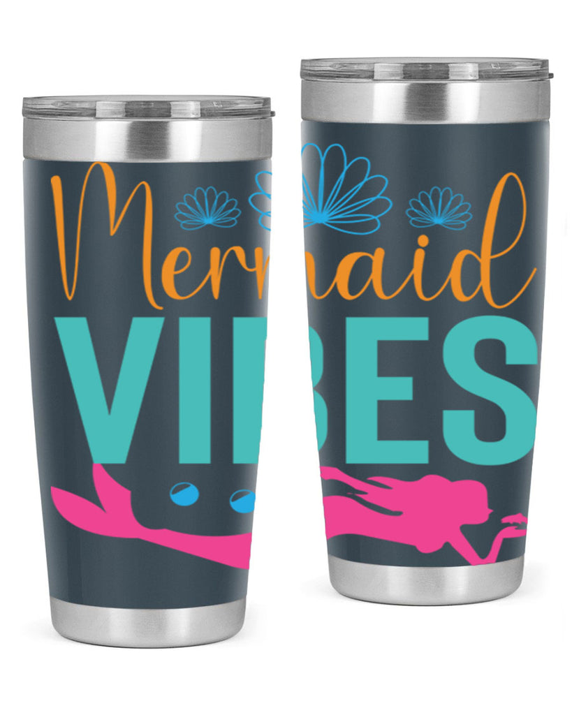 Mermaid Vibes Design 465#- mermaid- Tumbler