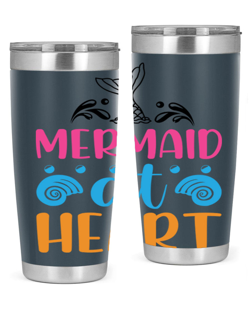 Mermaid at heart Design 396#- mermaid- Tumbler