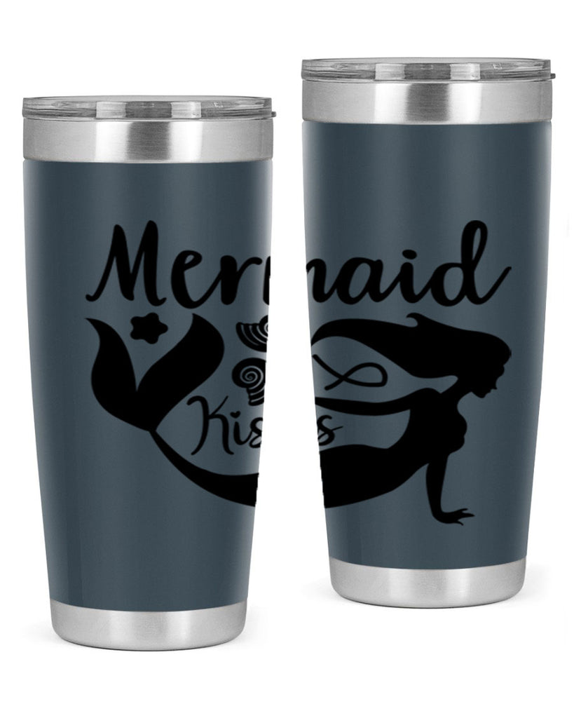 Mermaid kisses design 428#- mermaid- Tumbler