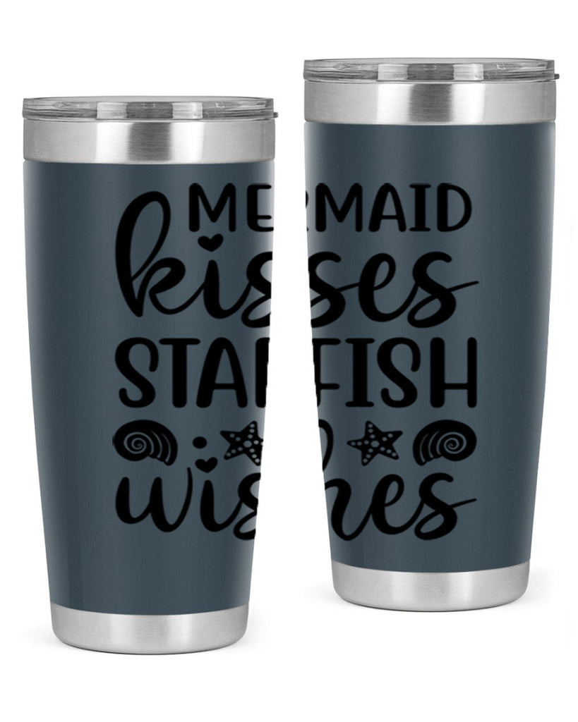 Mermaid kisses starfish wishes 426#- mermaid- Tumbler