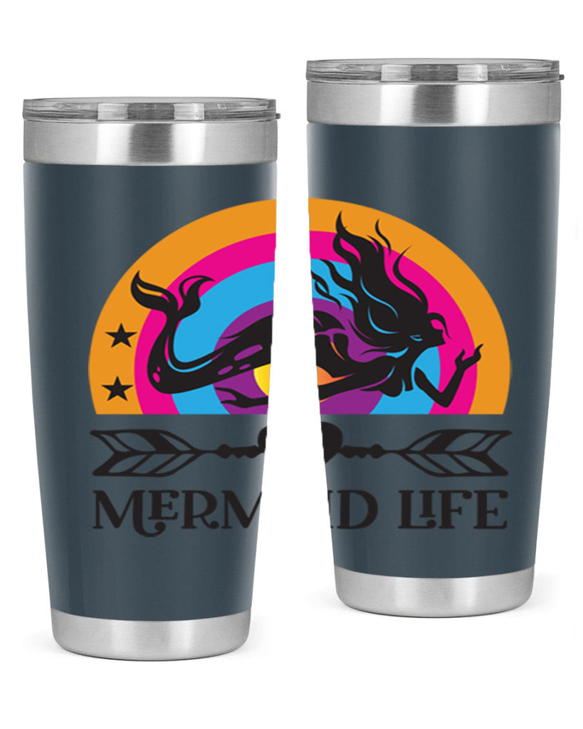 Mermaid life 431#- mermaid- Tumbler