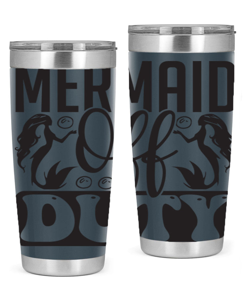 Mermaid off duty 435#- mermaid- Tumbler