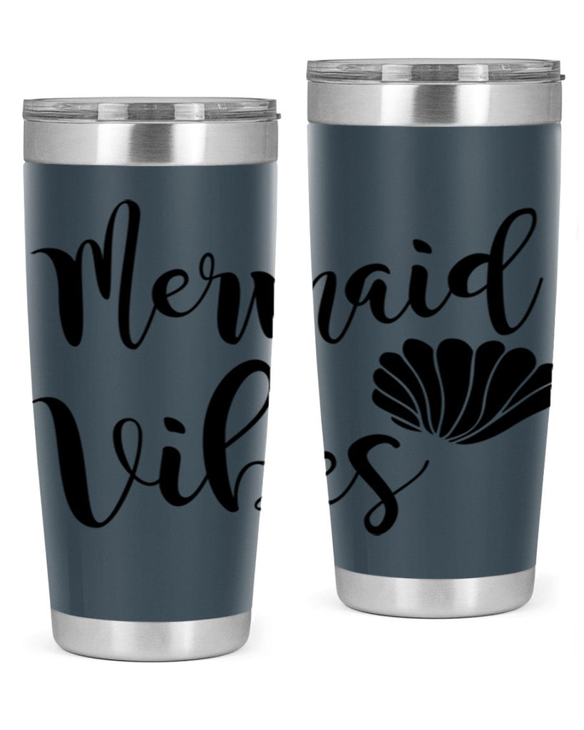 Mermaid vibes 464#- mermaid- Tumbler