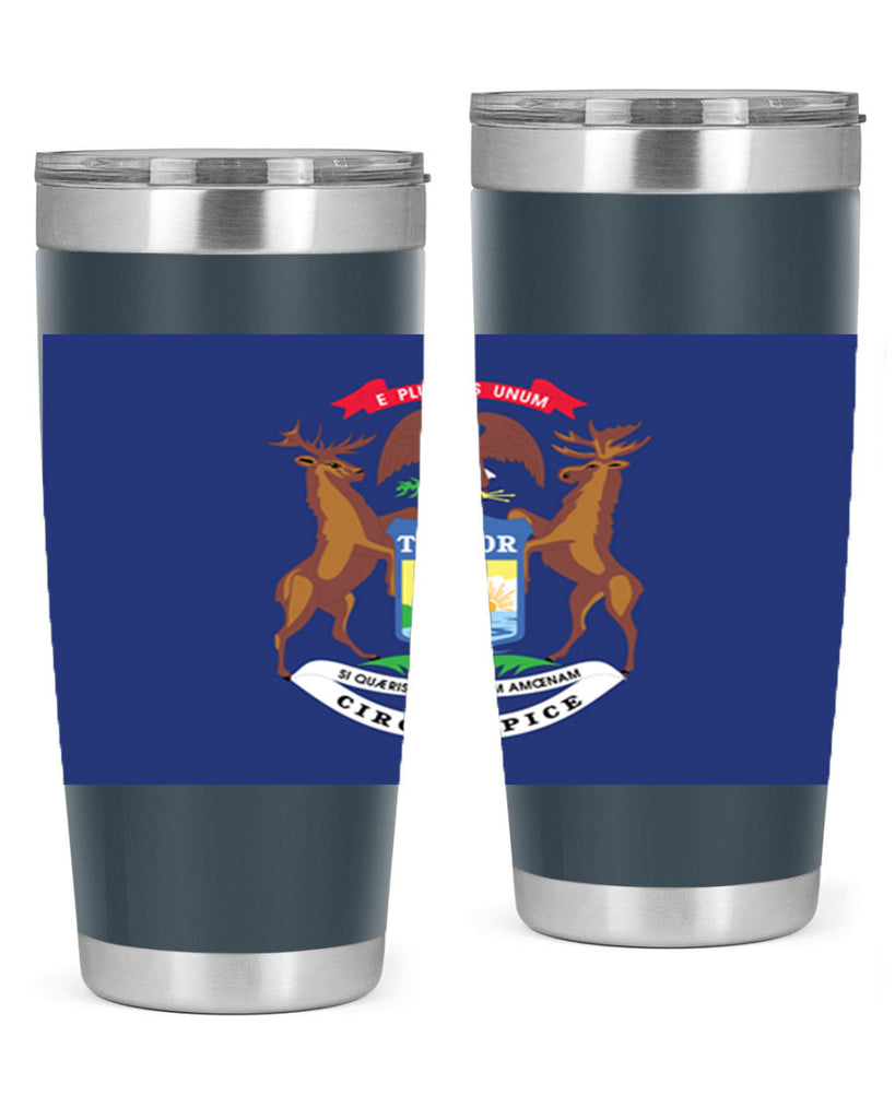 Michigan 30#- Us Flags- Tumbler