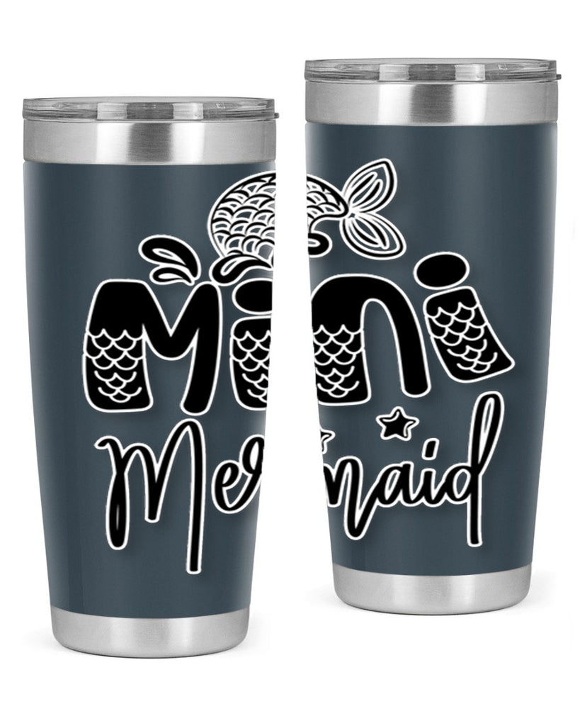 Mini Mermaid 508#- mermaid- Tumbler