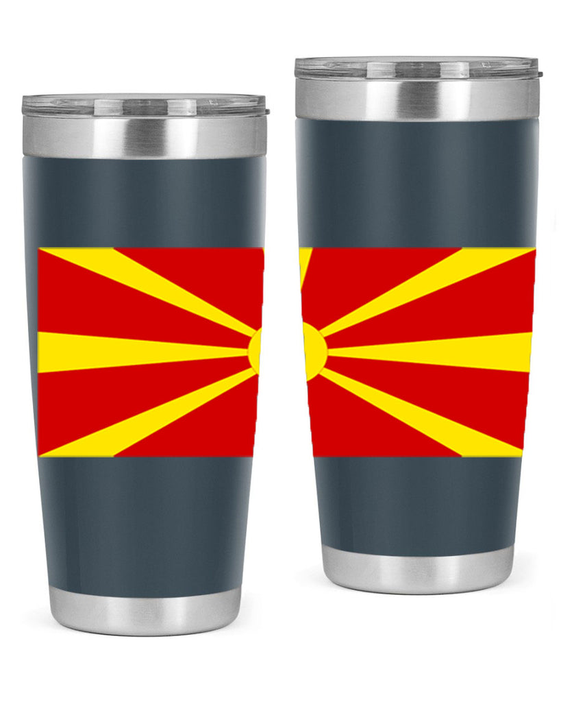 North Macedonia 69#- world flags- Tumbler