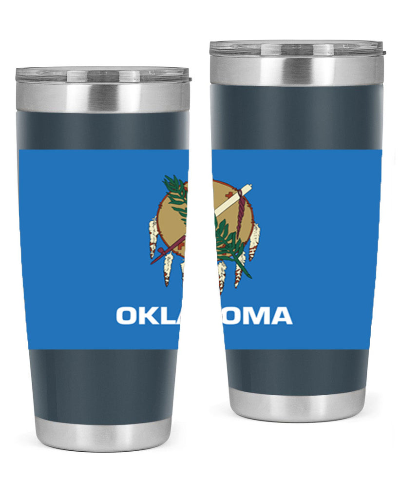 Oklahoma 16#- Us Flags- Tumbler