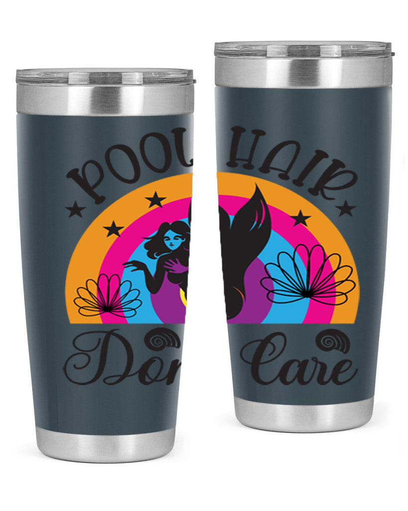 Pool hair dont care 541#- mermaid- Tumbler
