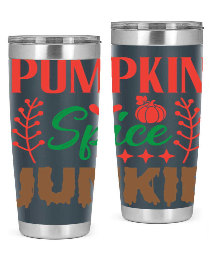 Pumpkin Spice Junkie 547#- fall- Tumbler