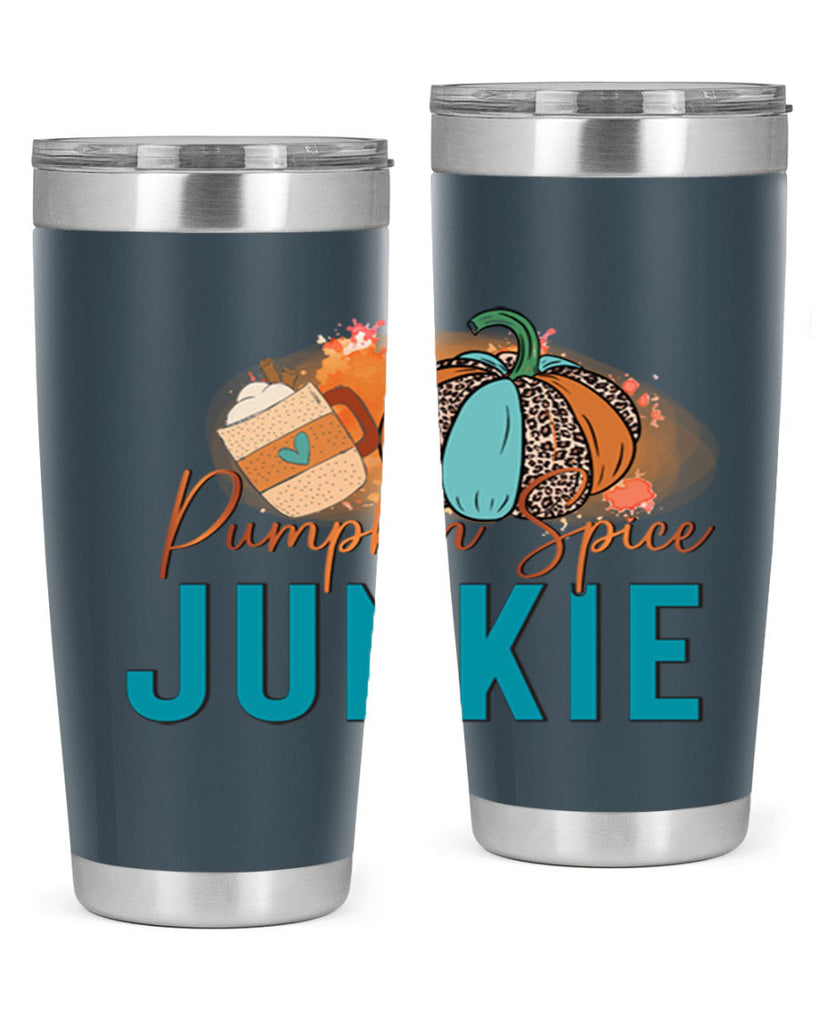 Pumpkin Spice Junkie 550#- fall- Tumbler