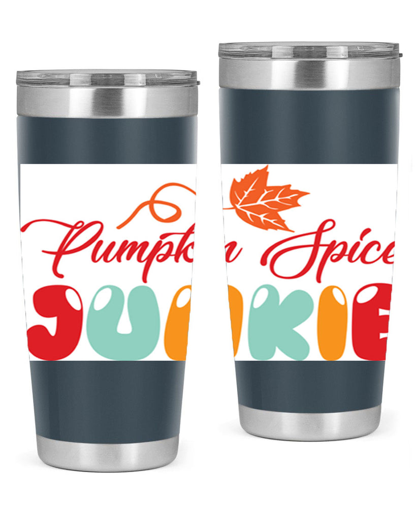 PumpkinSpiceJunkiedesign 569#- fall- Tumbler