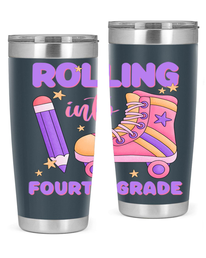 Rolling into 4th Grade 25#- 4th  grade- Tumbler