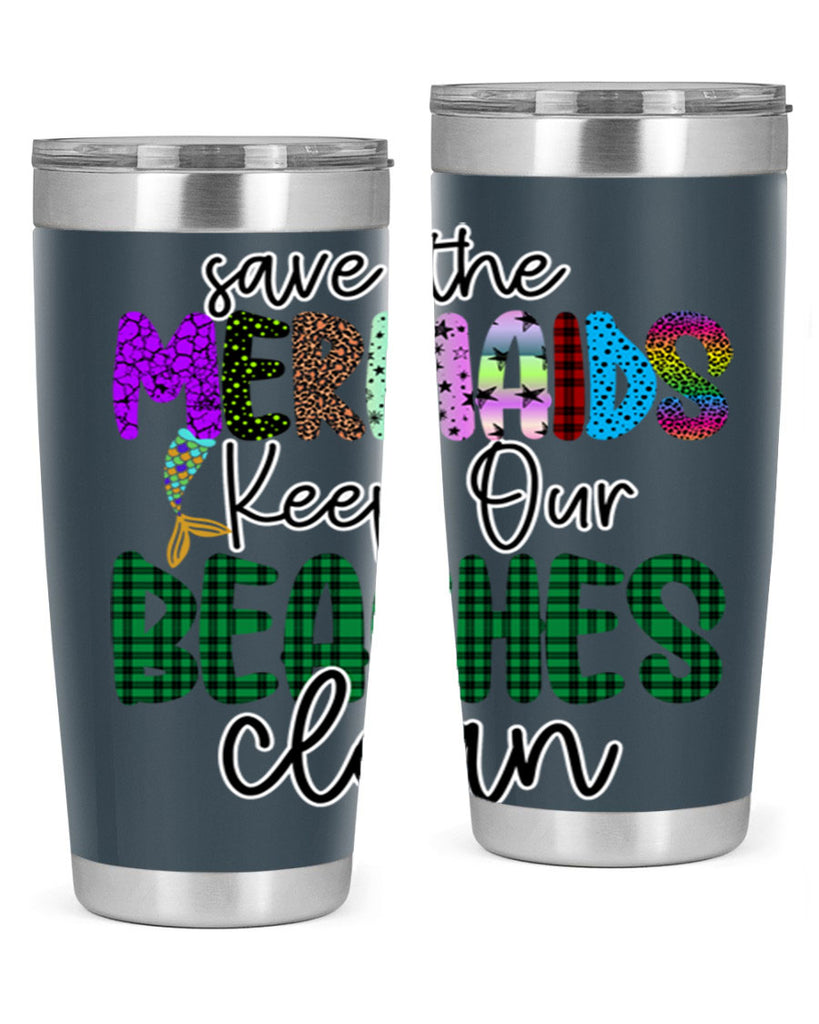 Save The Mermaids Keep Our 575#- mermaid- Tumbler