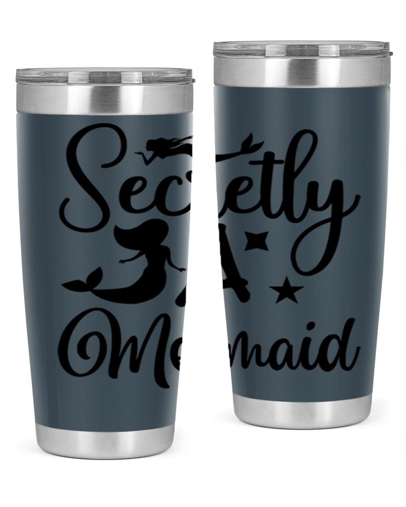 Secretly a mermaid 580#- mermaid- Tumbler