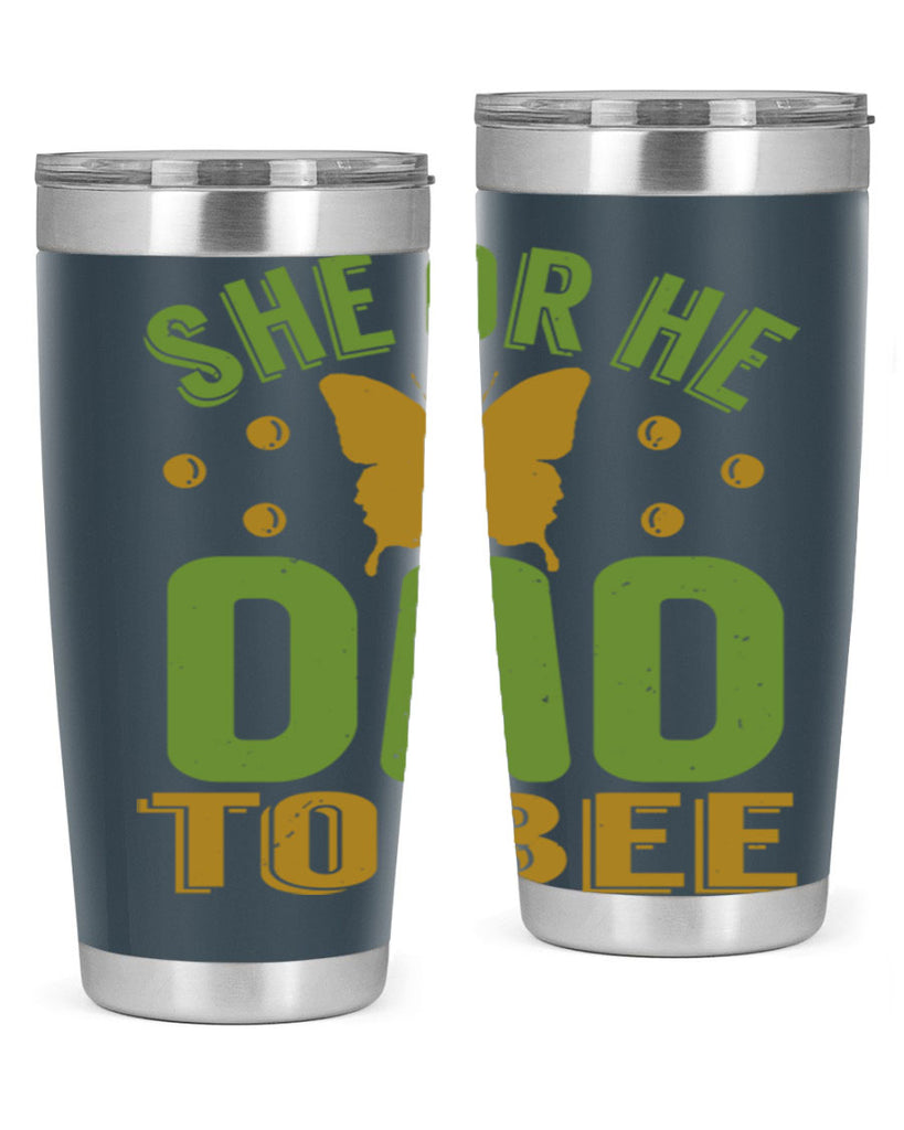 She or He Dad to bee Style 172#- baby- tumbler