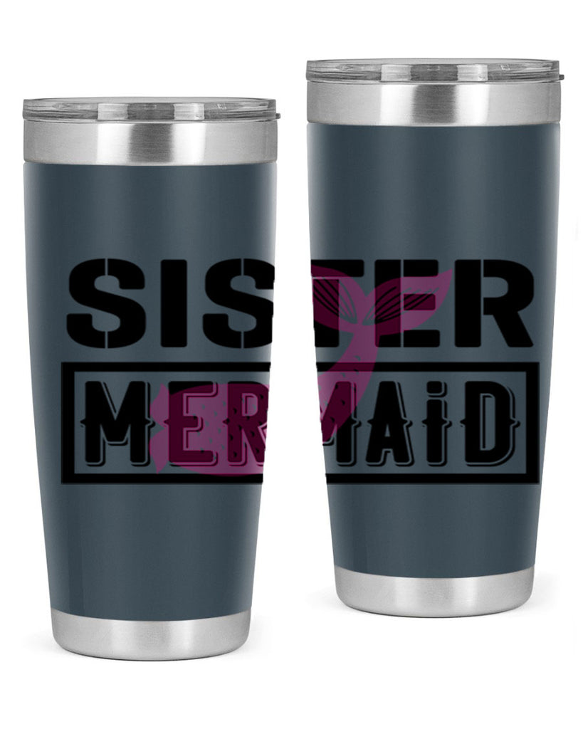 Sister mermaid 600#- mermaid- Tumbler