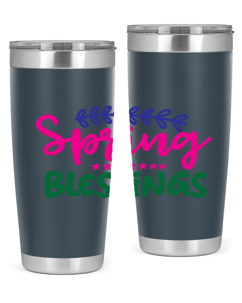Spring Blessings 419#- spring- Tumbler
