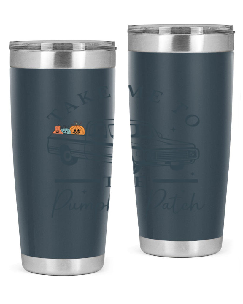 Take Me To The Pumpkin Patch 593#- fall- Tumbler