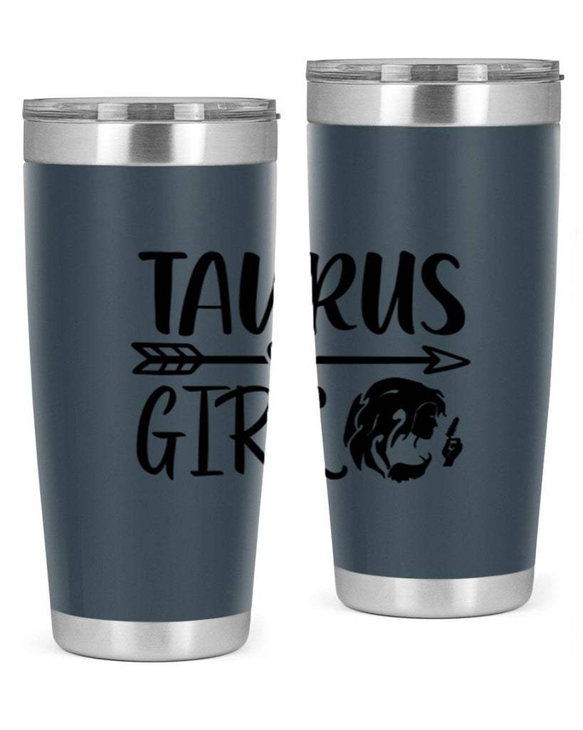 Taurus girl 498#- zodiac- Tumbler