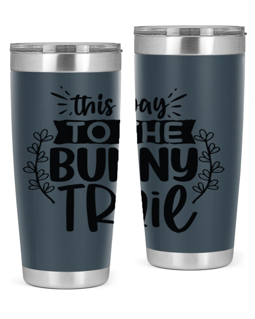 This way to the bunny 561#- spring- Tumbler