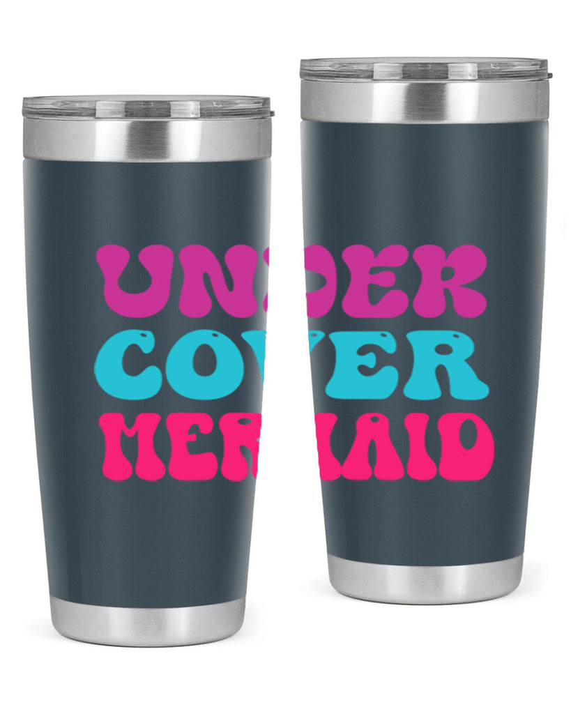 Under Cover Mermaid 635#- mermaid- Tumbler